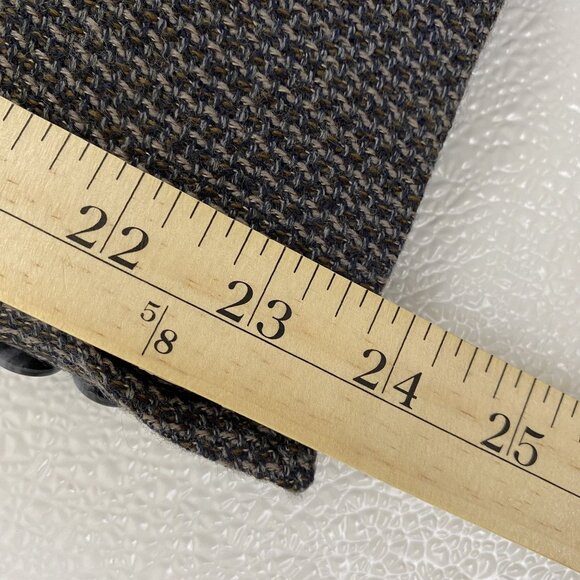 Andre Vachom Men's 52L Lambswool Gray Houndstooth Blazer Sports Jacket Coat - Picture 13 of 16